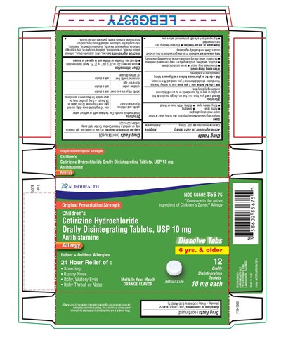 Package Label-principal Display Panel -10 mg (12 Orally Disintegrating Tablets) Blister Carton (Cetirizine Fig1)