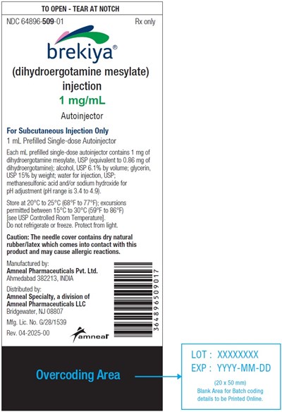 1 (Brekiya   Dihydroergotamine Mesylate Injection 22)