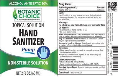 Image Of Label (Ibg Hand Sanitizer 2oz)