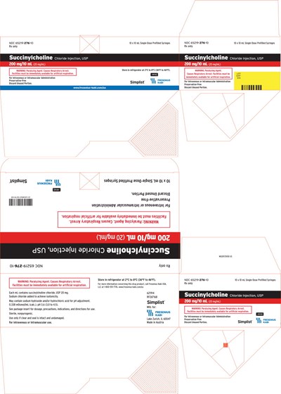 Package Label (PRINCIPAL DISPLAY – Succinylcholine 10 mL RFID Shipper Label)