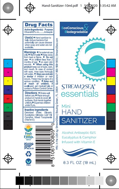 stream2sea 10ml label