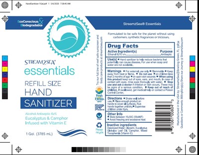 stream2sea 3785ml label