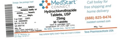Hydrochlorothiazide 25mg Tablet #30 (Ce37a533 6f4c 4263 A8c6 D61b76d56adb 02)