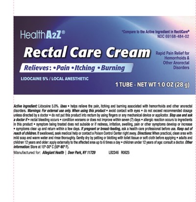 Rectal Care Cream Label (484   Rectal Care Cream 1)
