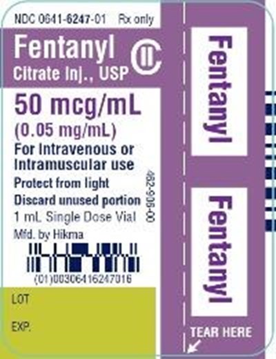 fentanyl-citrate-injection-usp-2.jpg Fentanyl Citrate Injection, USP CII 100 mcg/2 mL (50 mcg/mL) (0.05 mg/mL) 2 mL Single Dose Ampul - fentanyl citrate injection usp 2