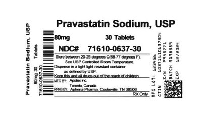 Bottle Label 80 mg (71610 0637 30)