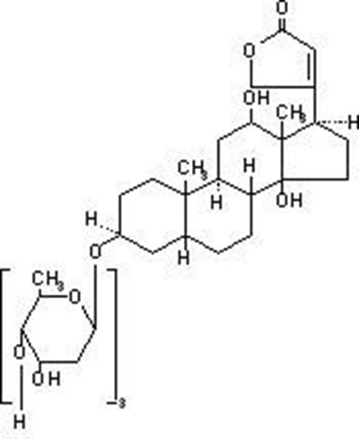 Structural-formula (Digoxin Oral Solution Usp 3)
