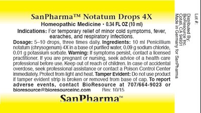 notatum-01.jpg Principal Display Panel - 10 ml Bottle Label - notatum 01