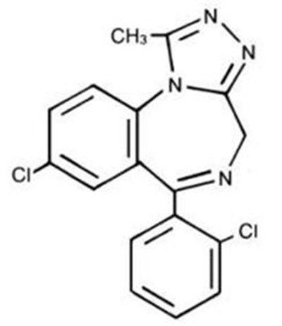 Chemical Structure (Triazolam 01)