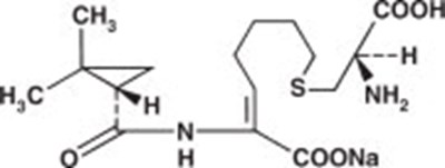 Cilastatin Sodium Structural Formula (Nov0c 0001 02)