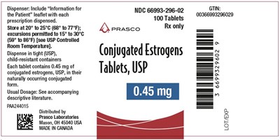Principal Display Panel (0.45 mg Tablet Bottle Label)