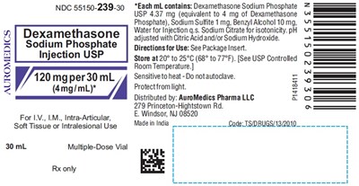 dexamethasone-fig5.jpg PACKAGE LABEL-PRINCIPAL DISPLAY PANEL - 120 mg per 30 mL (4 mg / mL) Container Label - dexamethasone fig5