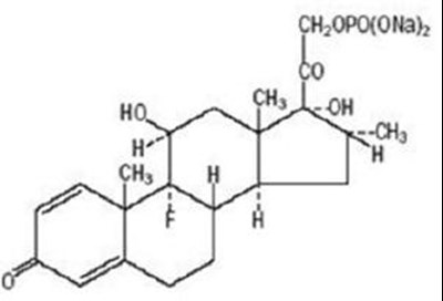 Dexamethasone Sodium Phosphate Chemical Structure - dexamethasone str