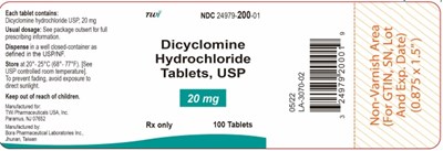 image description - dicyclomine hydrochloride usp 2