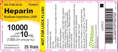 Package Label – Principal Display Panel – Heparin 10 mL Multiple Dose Tray Label (Hep0w 0000 04)
