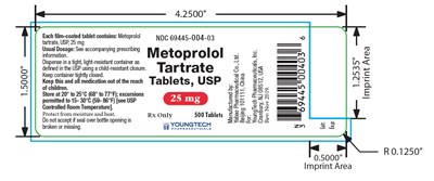 25 mg 500 Count Bottle - 500ct 25mg