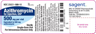 Package Label – Principal Display Panel – Vial Label (Azi08 0000 02)
