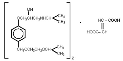 Bisoprolol Fumarate Structural Formula Image (Image 1)