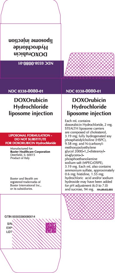 Representative Doxorubicin Carton Label 0338-0080-01 (4 of 4)