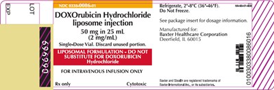 Representative Doxorubicin Container Label 0338-0086-01 (Image 11)