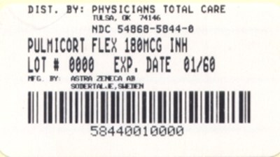 5844.jpg Pulmicort Flexhaler 180mcg - 120 Metered Doses carton - 5844
