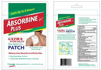 Ultra Strength 36 Ct In Display Box (Absrbnjr36ctultrapatch)