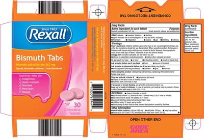 image-01.jpg Rexall Bismuth Tabs Image - image 01