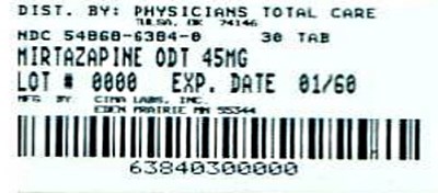 Principal Display Panel (45 mg Tablet Carton)