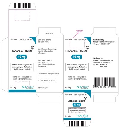 Clobazam-10mg-100s-carton-label (Clobazam 10mg 100s Carton Label)