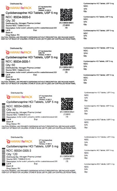 5 (Label 5mg)