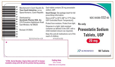 pravastatin-fig3.jpg PACKAGE LABEL-PRINCIPAL DISPLAY PANEL - 20 mg (90 Tablets Bottle) - pravastatin fig3