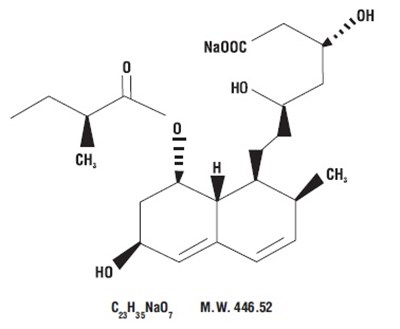 pravastatin-str.jpg Chemical Structure - pravastatin str
