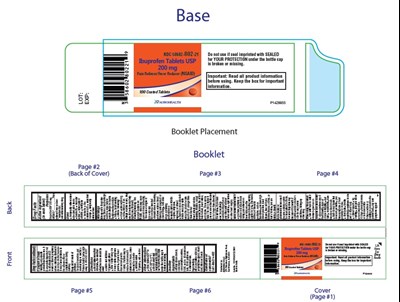 ibuprofen-round-fig1.jpg PACKAGE LABEL-PRINCIPAL DISPLAY PANEL - 200 mg (100 Tablet Bottle) - ibuprofen round fig1