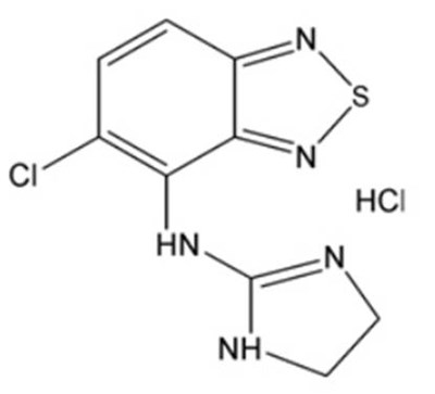 Chemical Structure- Tizanidine HCL - 953db236 b848 484f 83b7 436c3a274c88 01