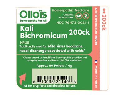 Page 1 - label ollois KALI BICHROMICUM 200ck PAGE1