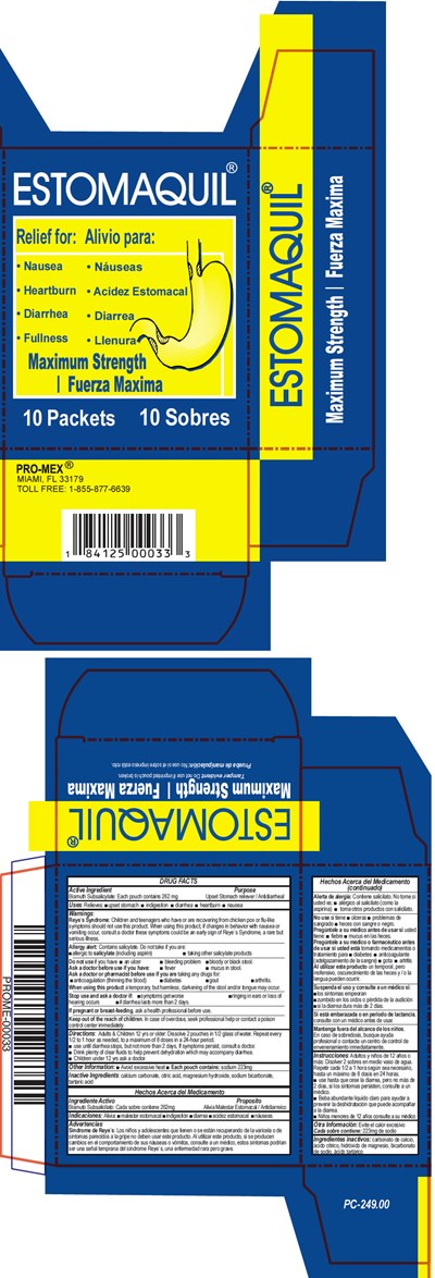Principal Display Panel (10 Packet Carton)