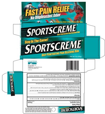 sportscreme-01.jpg Fast Pain Relief No Unpleasant Odor SPORTSCREME® Deep Penetrating Pain Relieving Rub Trolamine Salicylate (10%) Net wt 3 oz (85g) - sportscreme 01