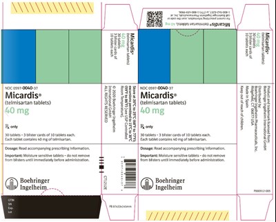 micardis-06.jpg PRINCIPAL DISPLAY PANEL - 40 mg Tablet Blister Pack Carton - micardis 06