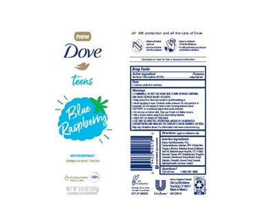 Dove Teens Blue Raspberry Ap Ae (Doveteensblueraspberryapae)