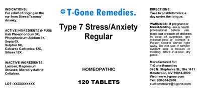 Type 7 Stress Anxiety Regular (Mm1)