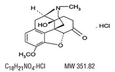 Oxycodone Chemical Structure - image 01