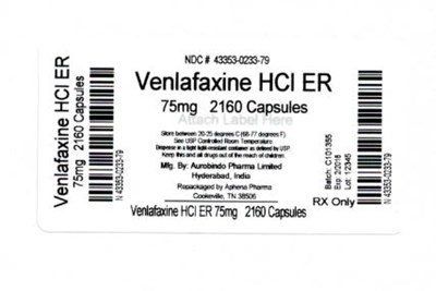 Bottle Label 75 mg - 43353 0233 79