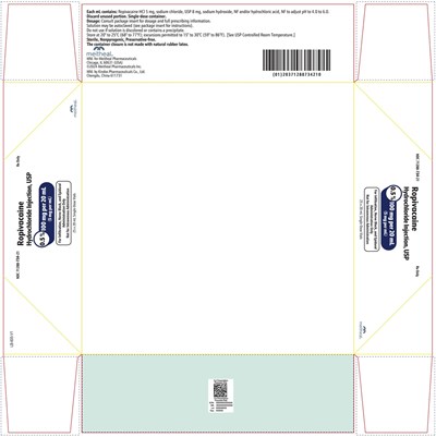 ropiv-carton-100mg-20ml-v3.jpg PRINCIPAL DISPLAY PANEL – Ropivacaine Hydrochloride Injection, USP 100 mg per 20 mL Carton - ropiv carton 100mg 20ml v3