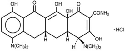 Chemical Structure - minocycline str