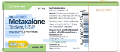 Label (Metaxalone)