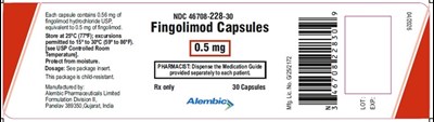 30 Capsules (Fingolimod 05 mg)