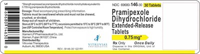 Bottle-label-0.75mg (Pramipexole 04)
