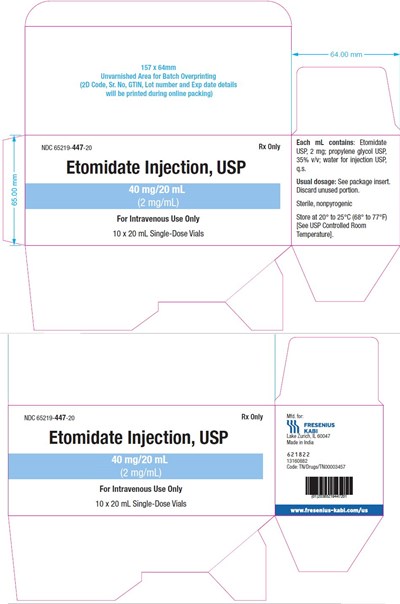Package Label (PRINCIPAL DISPLAY –Etomidate Injection, USP Single-Dose Carton)