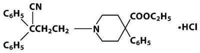 Chemical Structure - diphenoxylate hydrochloride and atropine sulfate t 1