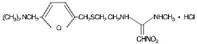 Chemical Structure - ranitidine 01